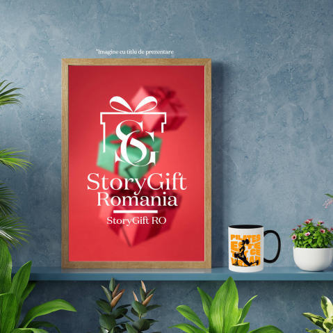 Cana Personalizata Femeie Sportivă în Poziție Yoga – Antrenament Pilates pentru Sănătate și Echilibru [3]