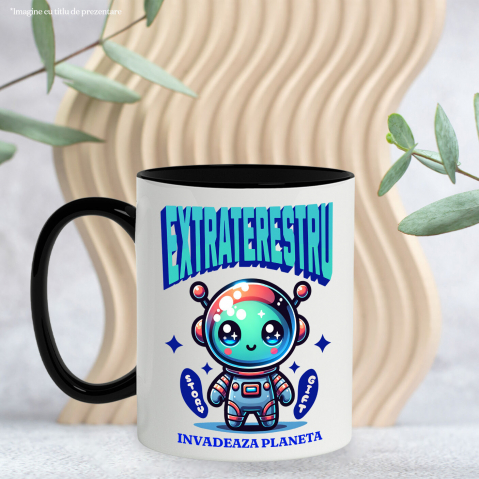 Cana Personalizata Costum Extraterestru Invazie - Costum Spațial Personalizat pentru Familie, Copii și Tati [2]