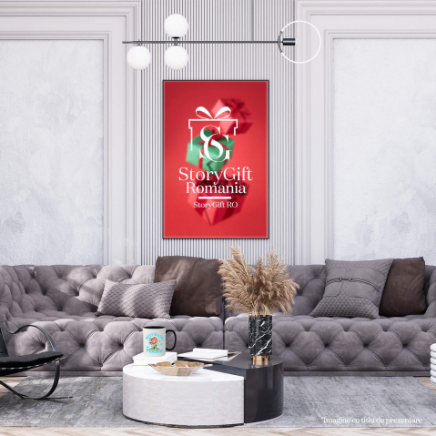 Cana Personalizata Floare Colorată Muzicală „Bucură-te de Moment” – Cadou Personalizat pentru Familie, Tati, Copii, Prieteni [3]