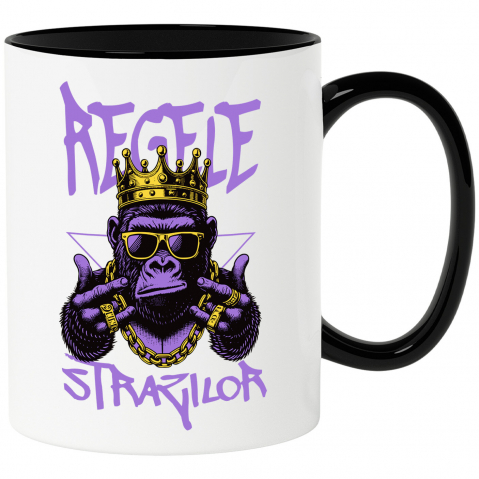 Animale - Cana Personalizata Tricou Personalizat Gorila Mafiot – Regele Străzilor | Stil și Atitudine