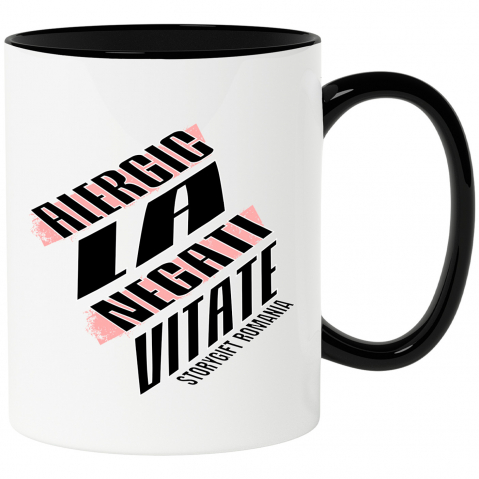 Amuzante - Cana Personalizata Iluzie Optică Design Scări – Cadouri Personalizate cu Mesaje Pozitive și Relaxare