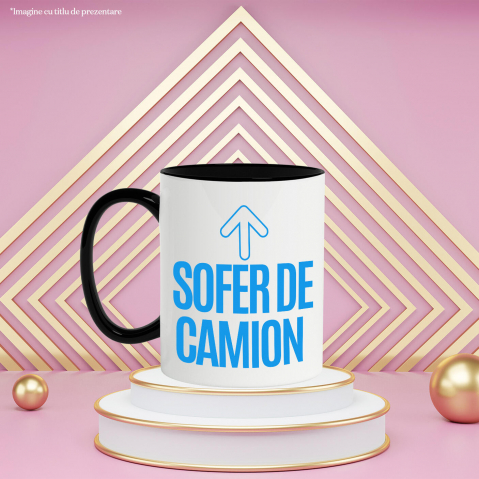 Cana Personalizata Iubitor De Camioane – Design Personalizat pentru Șoferii Profesioniști [2]