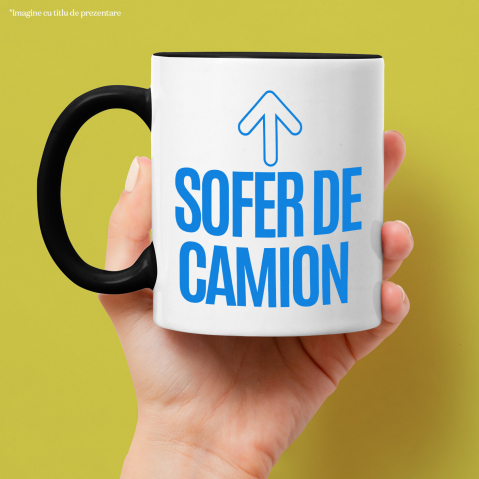 Cana Personalizata Iubitor De Camioane – Design Personalizat pentru Șoferii Profesioniști [1]