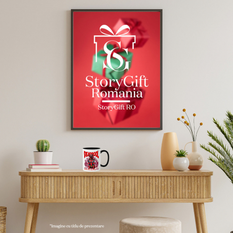 Cana Personalizata Labrador Retriever în Costum Deadpool - Cadou Personalizat pentru Copii și Familie [3]