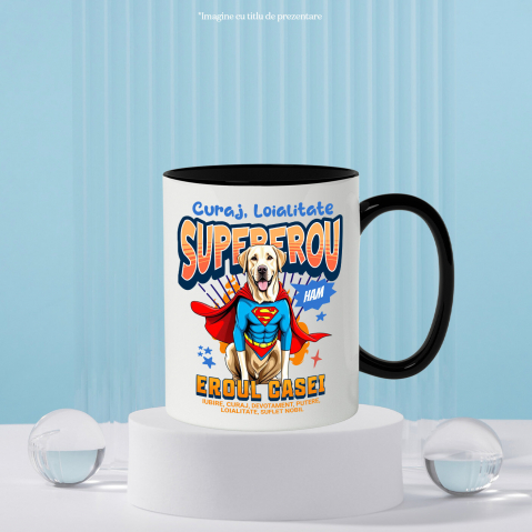 Cana Personalizata Labrador în Costum de Superman – Produse Personalizate pentru Familie și Copii [2]
