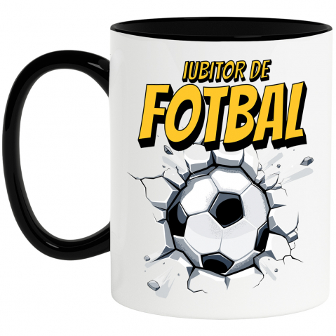 Cana Personalizata Lovitură Minge Fotbal – Design Motivațional pentru Iubitorii de Sport