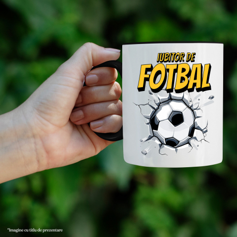Cana Personalizata Lovitură Minge Fotbal – Design Motivațional pentru Iubitorii de Sport [1]