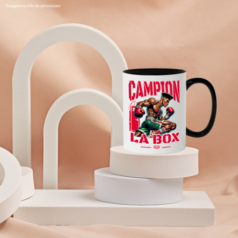 Cana Personalizata Luptător Puternic De Box – Design Sportiv Personalizat Pentru Campioni [2]