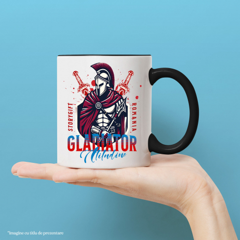 Cana Personalizata Cadouri personalizate – Războinic cu armură de fier și atitudine de gladiator [1]