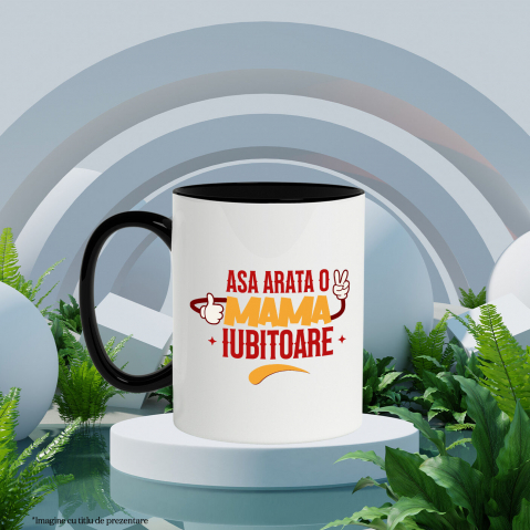 Cana Personalizata "Așa Arată O Mamă Bună – Cadouri Personalizate cu Maini și Semne Vesele" [2]
