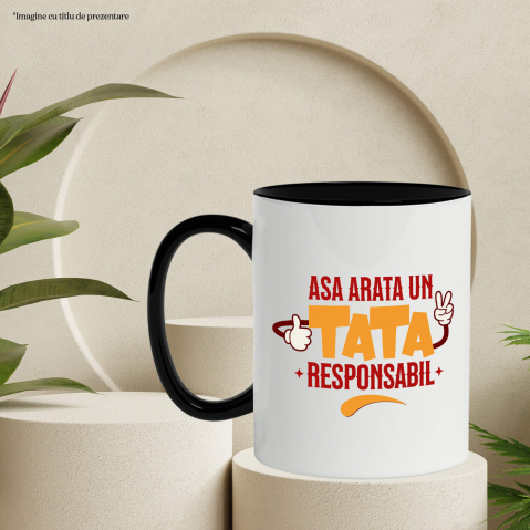 Cana Personalizata Cadouri Personalizate Tata și Copii | Mâini cu Mănuși Vesele, Iubire și Dragoste [2]