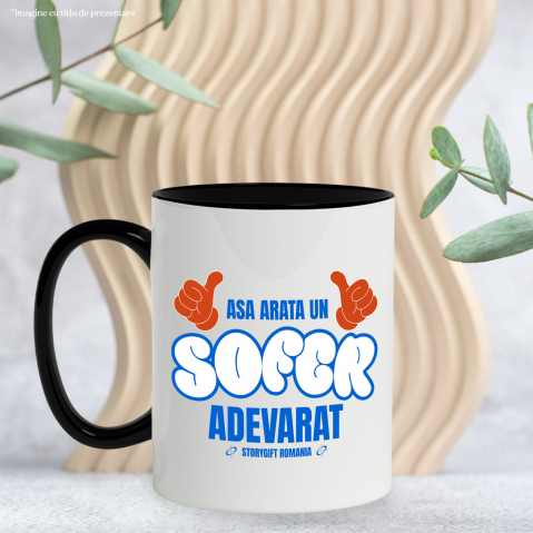 Cana Personalizata Mâini Stil Mickey Mouse - Design Haios Pentru Iubitorii De Mașini și Condus [2]