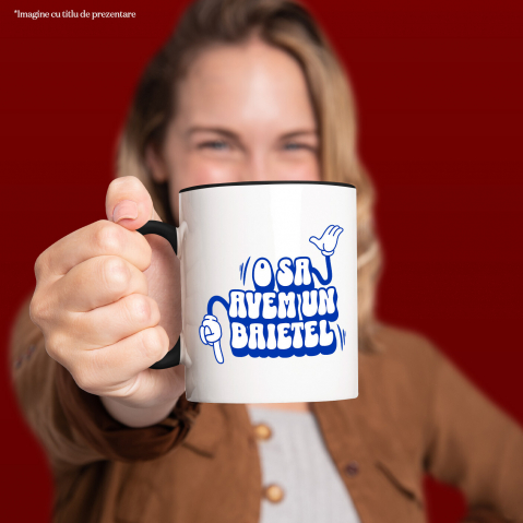 Cana Personalizata Mickey Mouse Anunț Sarcină Băiețel | Cadou Personalizat Familie [1]