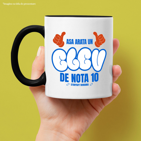 Cana Personalizata Mâini Stil Mickey Mouse & Educație: Rechizite Personalizate pentru Elevii De Nota 10 [1]