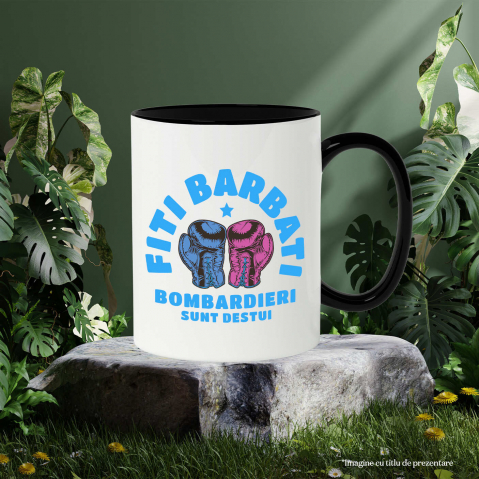 Cana Personalizata Mănuși de Box Roșii - Tricou Personalizat pentru Luptători și Sportivi [2]