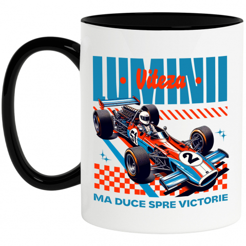 Masini - Cana Personalizata Mașină De Curse Formula 1 – Viteză, Adrenalină și Performanță