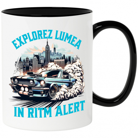 Masini - Cana Personalizata Mașină Vintage Tunată – Viteză și Stil Pe Străzile Orașului