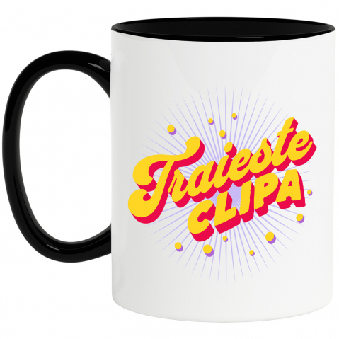 Cana Personalizata Trăiește Clipa – Tricou Personalizat cu Mesaj Inspirațional