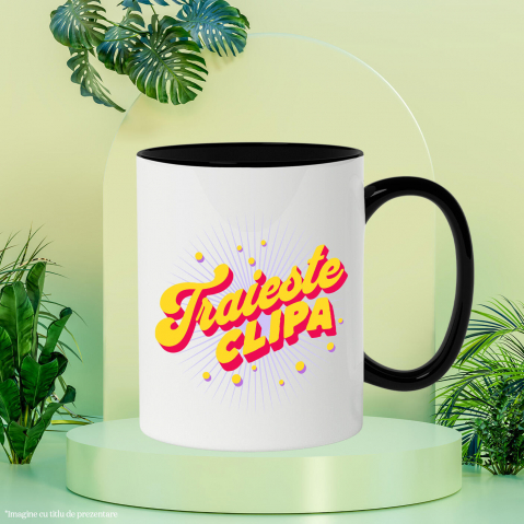 Cana Personalizata Trăiește Clipa – Tricou Personalizat cu Mesaj Inspirațional [2]