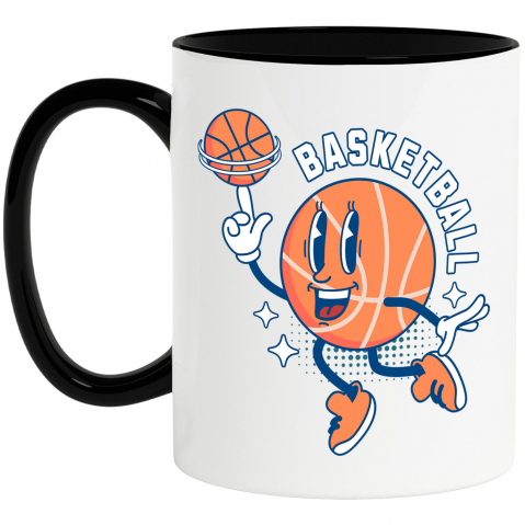 Sport - Cana Personalizata Minge de Baschet Animată – Design Sportiv și Motivațional