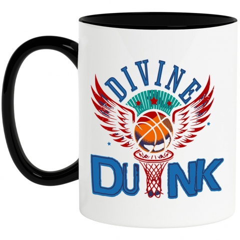 Cana Personalizata Minge De Basketball Cu Aripi Roșii – Design Motivațional pentru Iubitorii de Sport