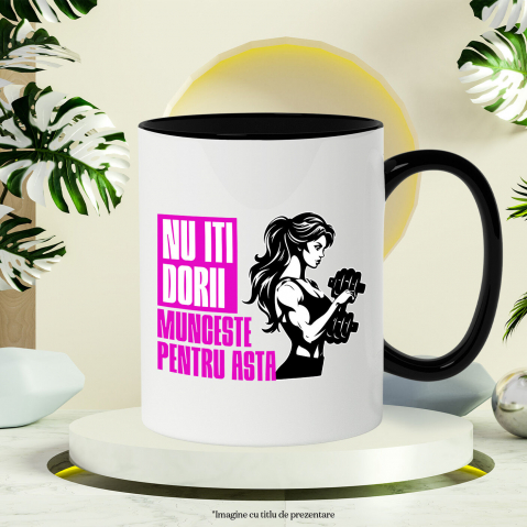 Cana Personalizata Tricou Personalizat Fitness – Iubitorii de Sport | Cadou Motivațional [2]