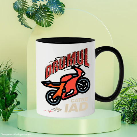 Cana Personalizata Motocicletă Roșie – Viteză și Adrenalină pe Drumul Către Iad [2]