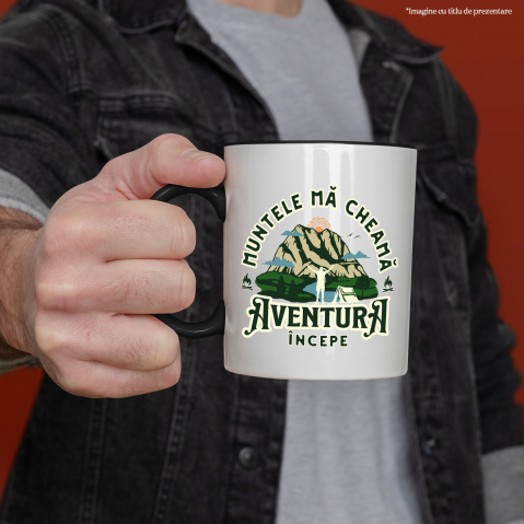 Cana Personalizata "Munte Înalt Cu Cort – Aventura Începe La Munte" [1]