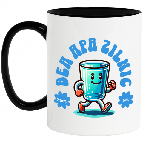 Bauturi - Cana Personalizata „Pahar Personalizat 'Bea Apă Zilnic' – Cadou Vesel pentru Familie, Copii și Hidratare”