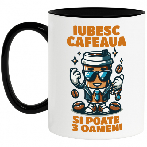 Bauturi - Cana Personalizata „Pahar de Cafea Office Style Costum - Cadou Personalizat pentru Iubitorii de Cafea și Birou”
