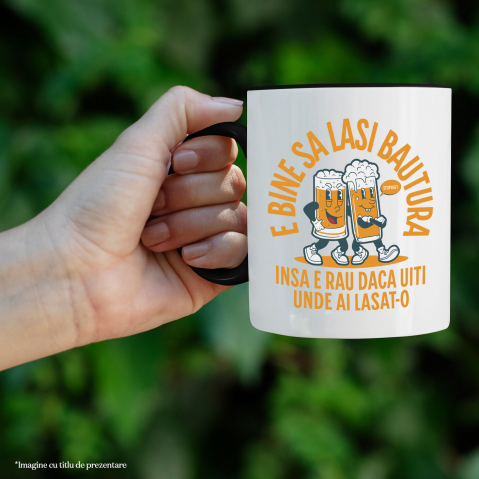 Cana Personalizata Pahare Amuzante de Bere | Mesaje Haioase Distracție și Alcool, Cadouri Personalizate [1]