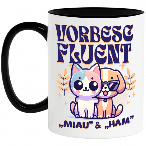 Cana Personalizata Tricou Personalizat Pisică și Câine – Mesaj Amuzant pentru Frați | Cadou Perfect