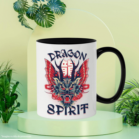 Cana Personalizata Costum Dragon Chinezesc cu Coarne - Inspirat din Cultura Asiatică - Personalizat [2]