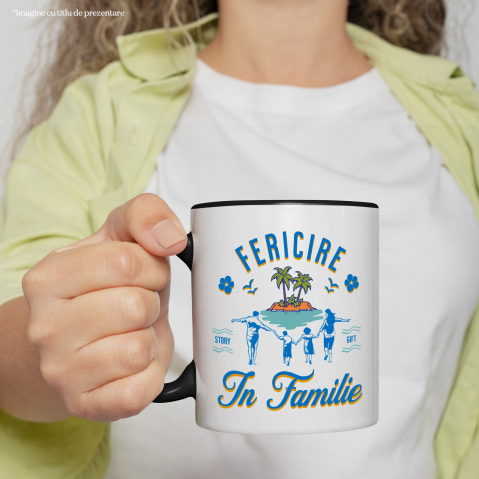 Cana Personalizata Tricou Personalizat Familie - „Fericire în Vacanță” | Cadouri Unice [1]