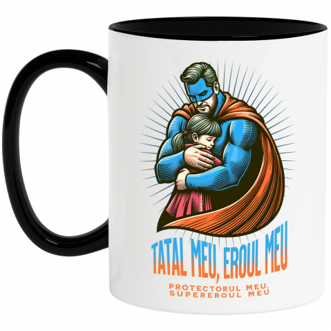 Tata - Cana Personalizata Cadouri Personalizate Tata și Fiică | Cel Mai Iubit Tata, Dragoste Familie