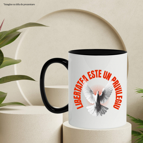 Cana Personalizata Tricou Personalizat Porumbel Alb – Simbol al Purității și Libertății | Cadou Perfect [2]