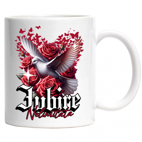 Valentine's Day - cana-personalizata-porumbel-alb-trandafiri.jpg