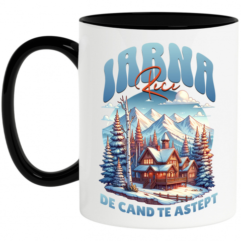 Calatorie - Cana Personalizata "Cabana în Pădure și Zăpadă – Vacanță de Iarnă și Crăciun în Natură"