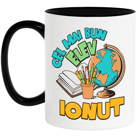 Cana Personalizata Rechizite Școlare Personalizate: Glob Pământesc, Carioci, Pensule și Cadouri Educaționale pentru Familie și Copii