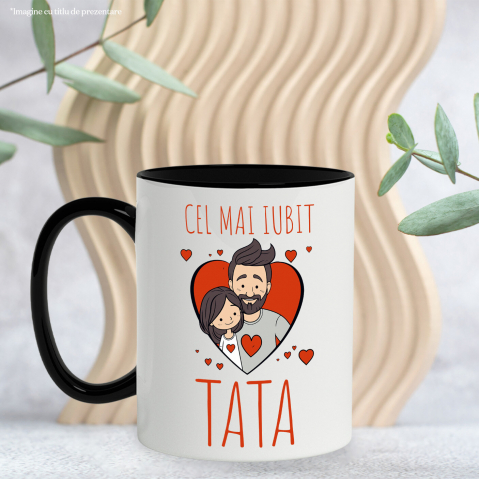 Cana Personalizata Cadouri Personalizate Tata și Fiu | Tata, Tu Ești Regele Meu, Coroană Regală [2]