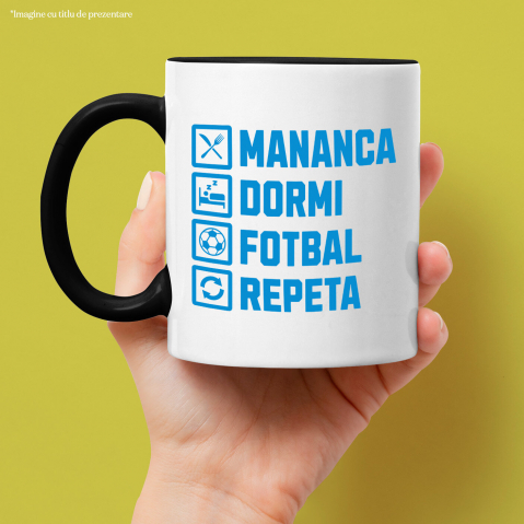 Cana Personalizata Rutina Zilnică Fotbal - Tricou Personalizat pentru Jucători și Suporteri [1]