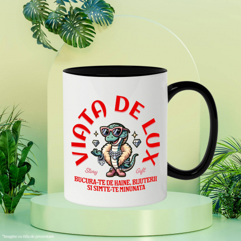 Cana Personalizata Sarpe cu Haină de Blană și Ochelari de Soare, Bijuterii Diamante - Viață de Lux și Stil [2]