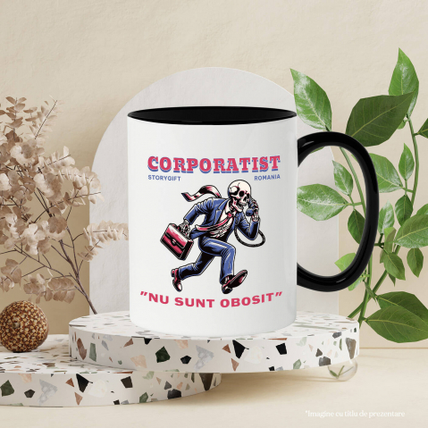 Cana Personalizata Schelet Corporatist – Viața de Birou în Ilustrație Amuzantă [2]