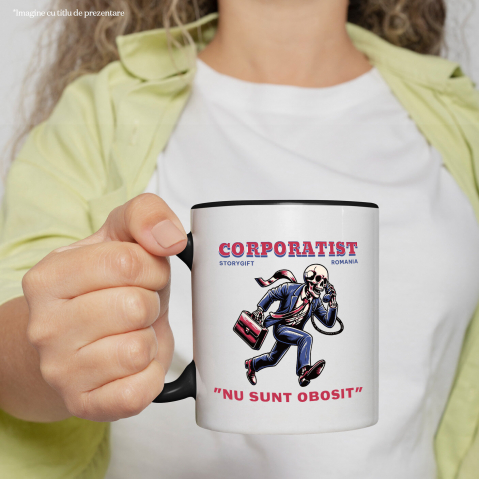 Cana Personalizata Schelet Corporatist – Viața de Birou în Ilustrație Amuzantă [1]