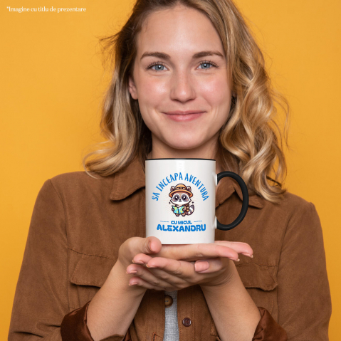 Cana Personalizata Tricou Personalizat Aventură - „Să Înceapă Aventura” | Cadouri pentru Copii [1]