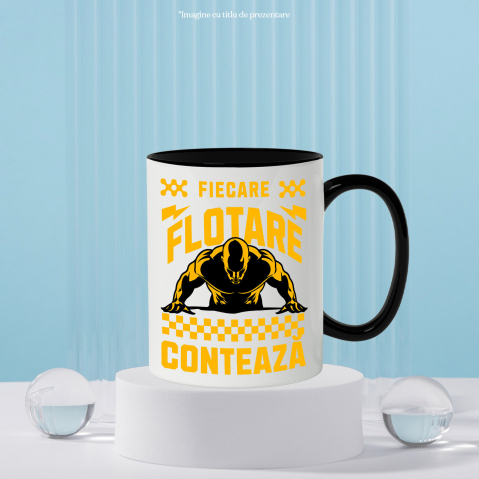 Cana Personalizata Silueta Bărbat Flotare - Tricou Personalizat Motivațional pentru Sportivi [2]