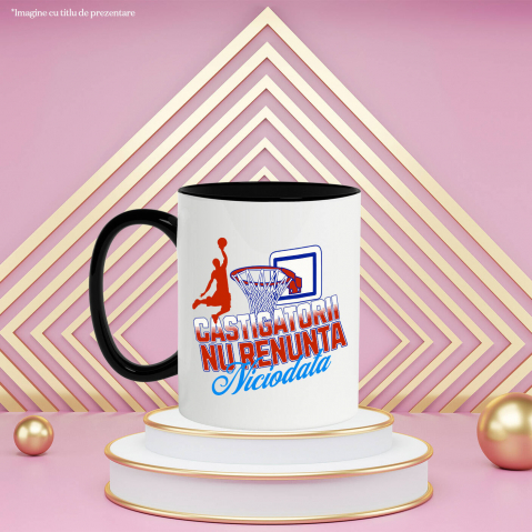 Cana Personalizata Silueta Umana – Săritură Baschet Cos Motivational pentru Joc În Echipa [2]