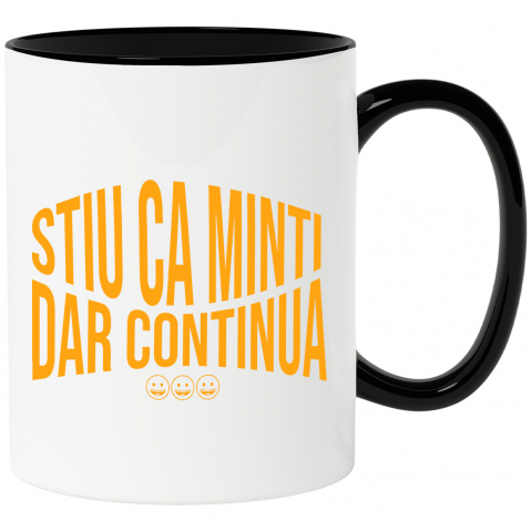 Căni - Cana Personalizata „Cadouri personalizate amuzante cu mesaje despre minciună și sarcasm pentru familie și prieteni”