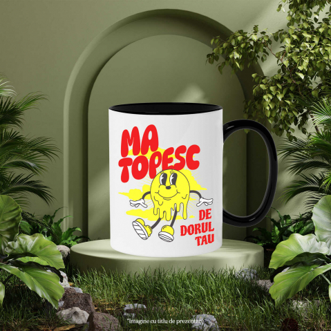 Cana Personalizata Soare Vesel Topindu-se - Cadouri Personalizate Pentru Valentine's Day și Plajă [2]