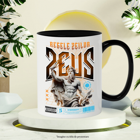 Cana Personalizata Statuie Grecească Bust Dezgolit Zeus – Cadou Motivational „Regele Zeilor” [2]